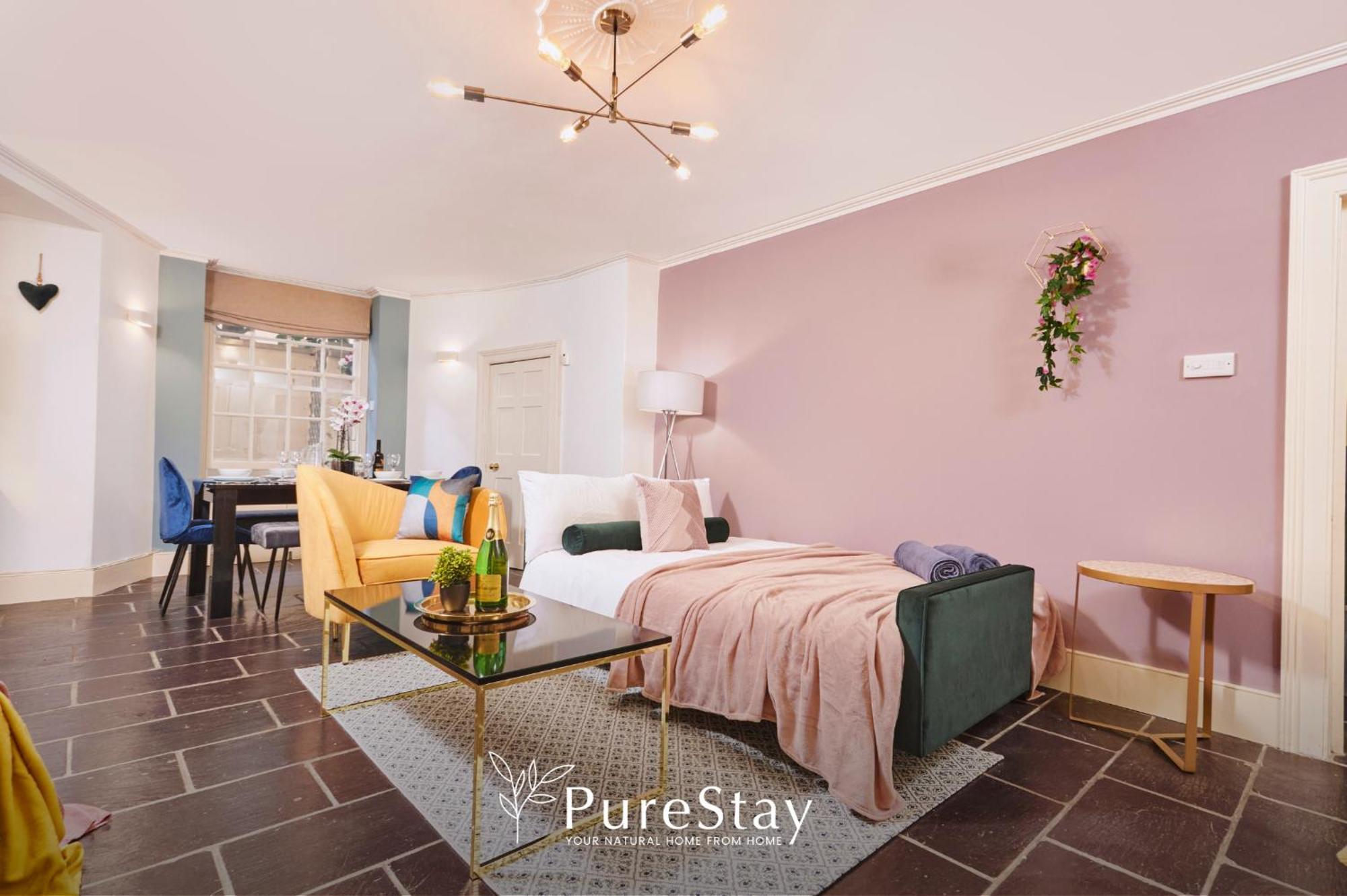 Beautiful 2Bedroom 4 Actual Beds House With Wifi By Purestay บาธ ภายนอก รูปภาพ