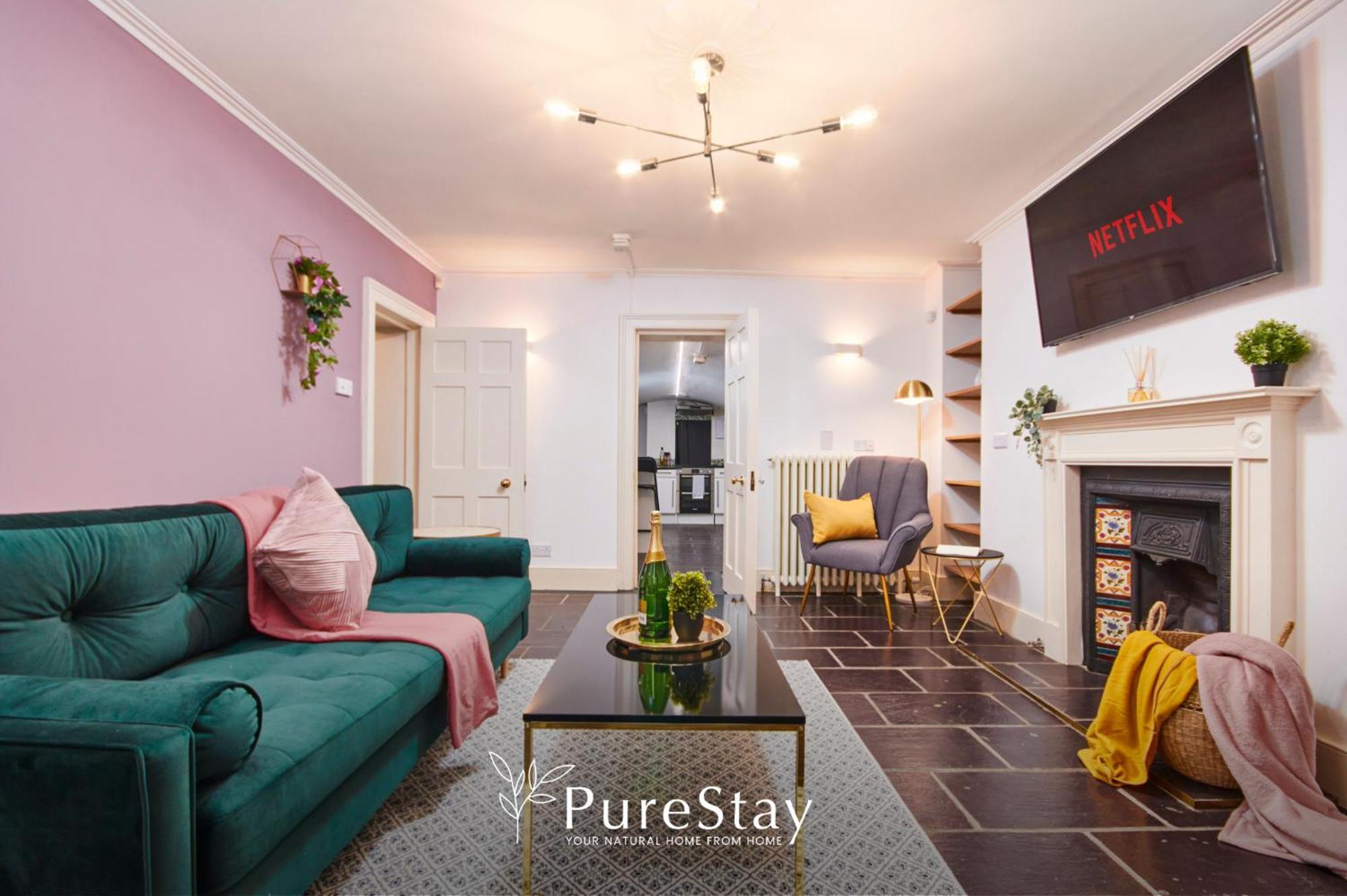 Beautiful 2Bedroom 4 Actual Beds House With Wifi By Purestay บาธ ภายนอก รูปภาพ