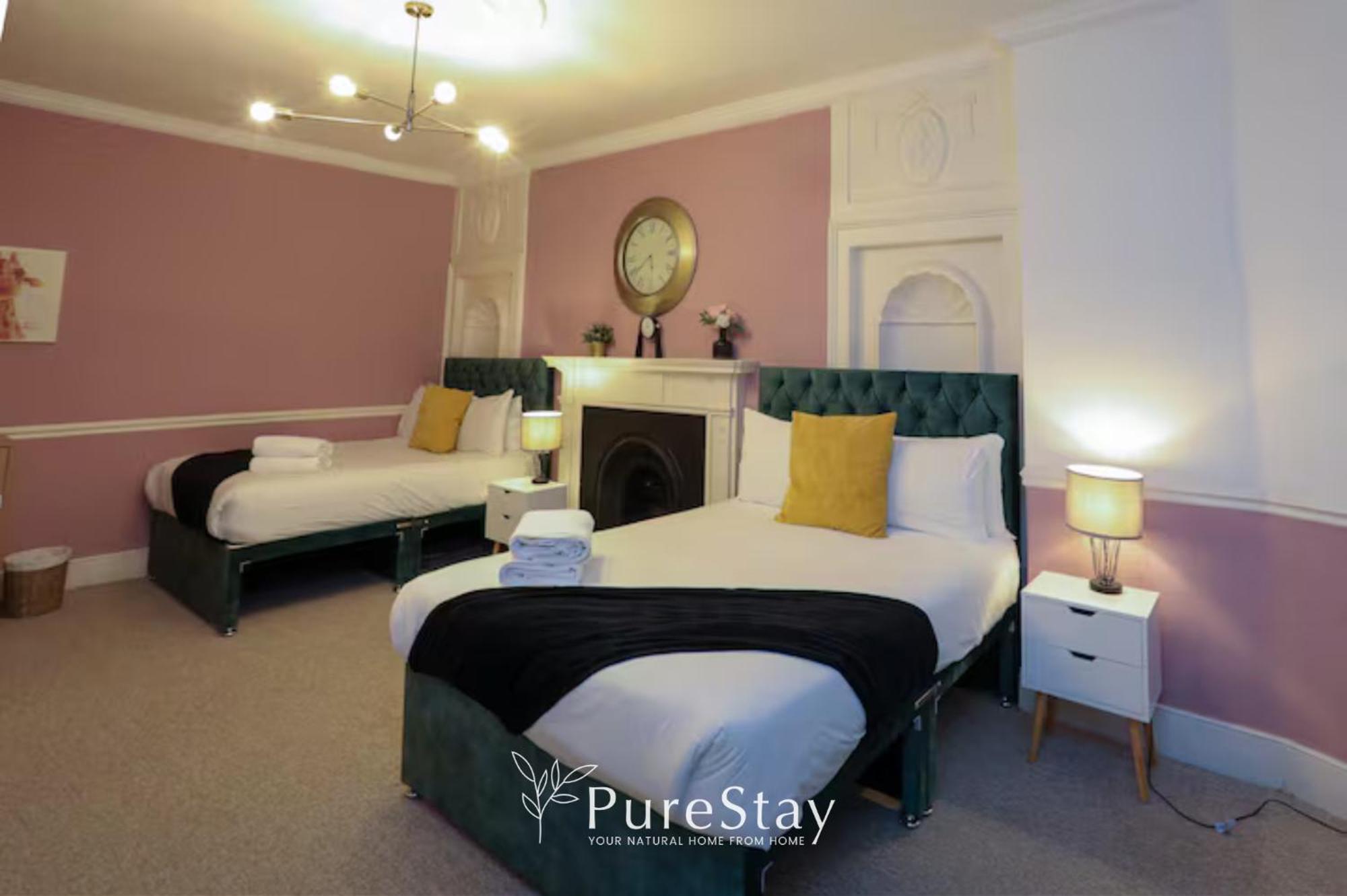 Beautiful 2Bedroom 4 Actual Beds House With Wifi By Purestay บาธ ภายนอก รูปภาพ